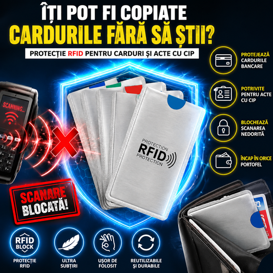 Huse RFID Pentru Carduri – Protecție Simplă Pentru Cardurile Tale