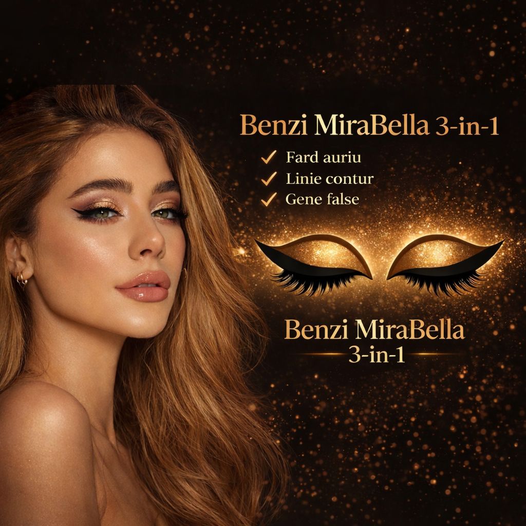 Benzi Machiaj 3-in-1
