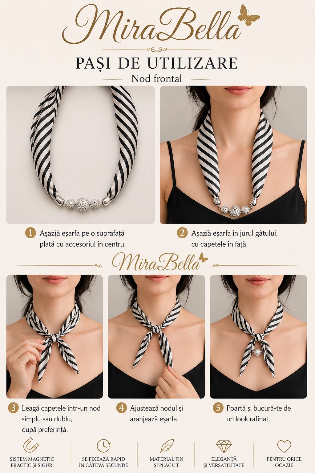 Eșarfa Magnetică MiraBella